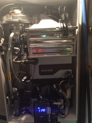 Natural gas tankless water heater installation Johnson City