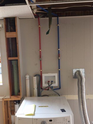 Relocation of dryer went and washer maching hook up Piney Flats