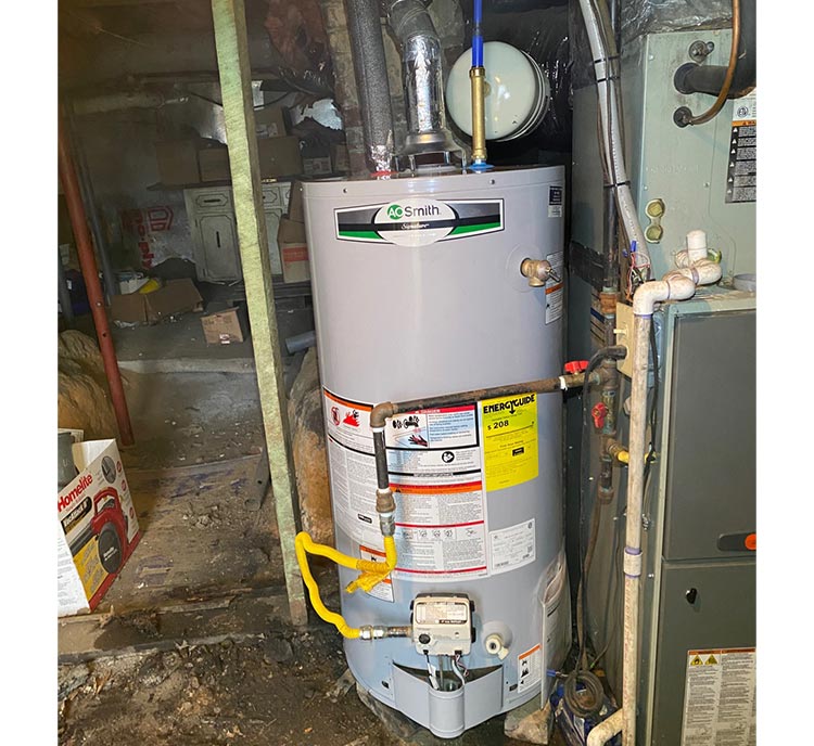 Gas water heater replacement
