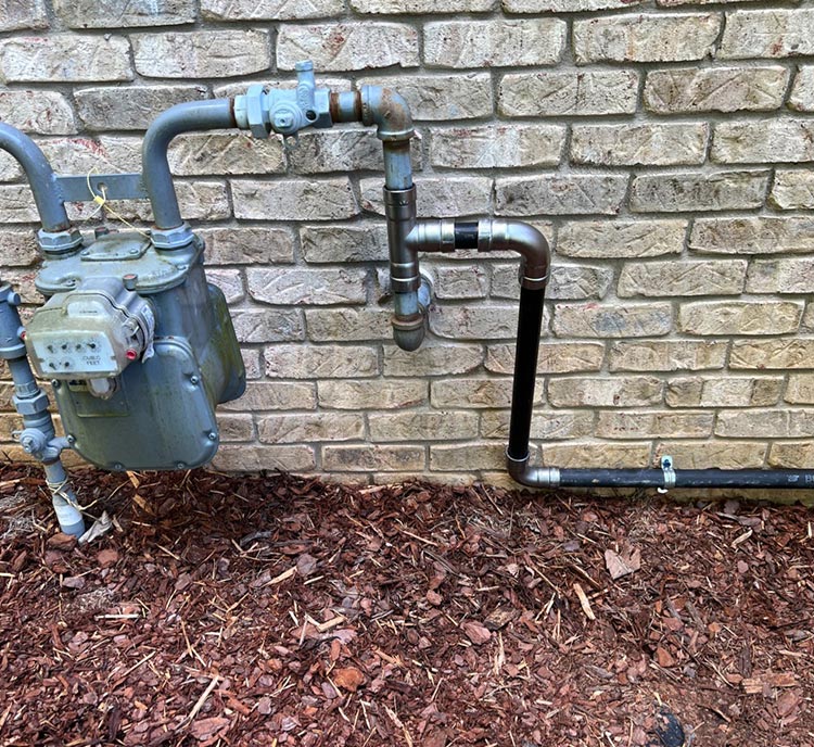 Upsizing gas line to accommodate a new gas tankless water heater